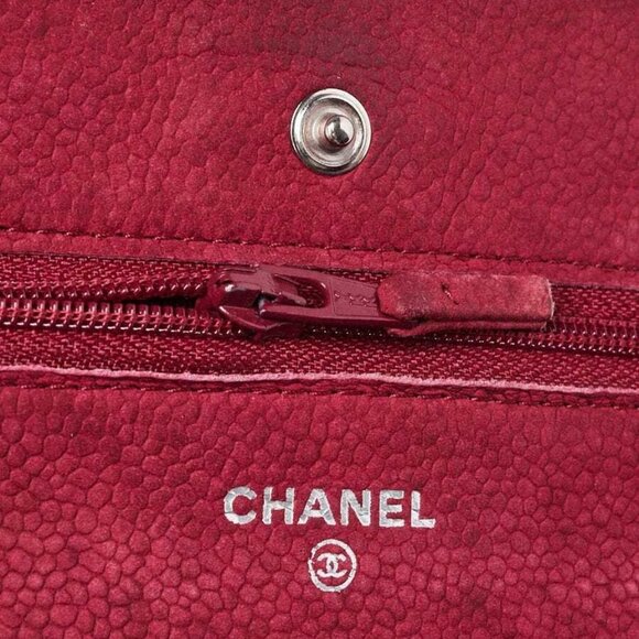 Chanel Red Quilted Matte Caviar Leather 2.55 Reissue WOC Clutch Bag - Picture 7 of 12